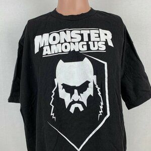 WWE Authentic Braun Strowman Monster Among Us T-Shirt XXL Black Raw Smackdown